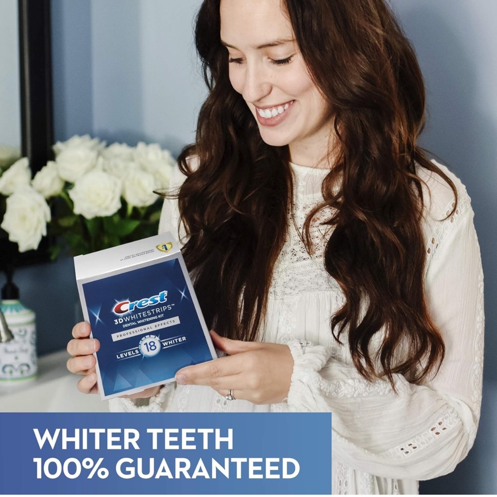 Crest 3D White Professional Effects Whitestrips Teeth Whitening / 3 Strips